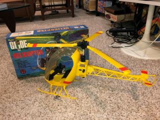 Vintage 1970s Gi Joe Adventure Team Helicopter With The Box
