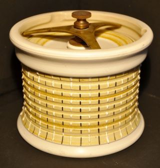 Vintage Comoy’s Of London England Tobacco Jar Air Tight Brass Lock Humidor