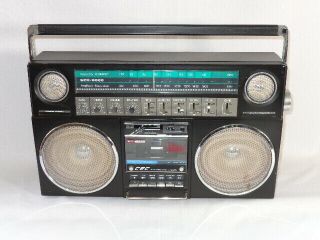Vintage Cec Boombox Ghetto Blaster Portable Cassette Radio Scr - 9000