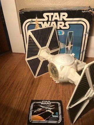 Vintage Star Wars Imperial Tie Fighter Complete With Blue Box 100 6