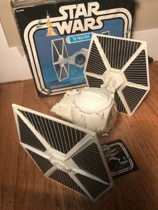 Vintage Star Wars Imperial Tie Fighter Complete With Blue Box 100 7