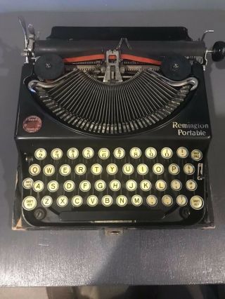 Vintage Antique 1920s Remington Portable Typewriter