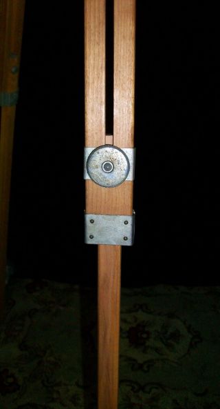 Vintage Collectible Samson Wooden Tripod Camera Transit Industrial 60 inches 3