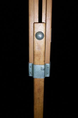 Vintage Collectible Samson Wooden Tripod Camera Transit Industrial 60 inches 4