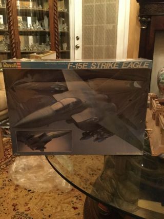 Vintage Revell Mcdonnell Douglas F - 15e Strike Eagle Model Kit 4719 1/32