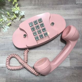 Vtg Western Electric Pink Princess Push Button Phone Bell Systems 2702bm