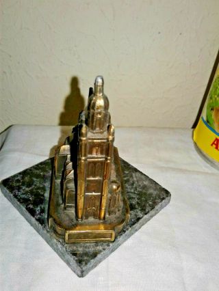 Vintage metal souvenir building: Halle (Hal) Cathedral,  Belgium 2