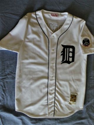 Mitchell Ness M&n Authentic Detroit Tigers Mark Fidrych Jersey 46 L Xl Usa Rare