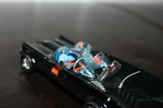 Corgi Toys 1967 267 Batmobile.  VERY RARE FACTORY ERROR BLUE DASH 11