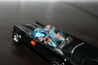 Corgi Toys 1967 267 Batmobile.  VERY RARE FACTORY ERROR BLUE DASH 12