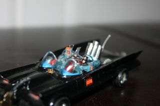Corgi Toys 1967 267 Batmobile.  VERY RARE FACTORY ERROR BLUE DASH 6