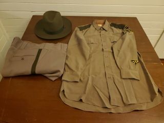 Vintage Rare 1960s South Carolina Highway Patrol Uniform.
