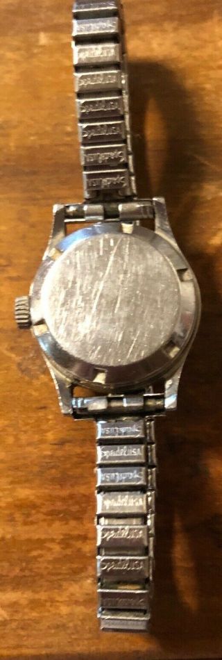 OMEGA LADYMATIC Womens Small WATCH Automatic STAINLESS STEEL Vintage LOOK 3