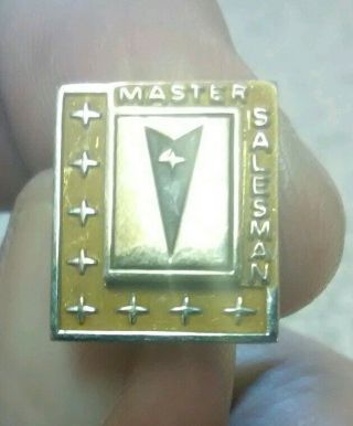 Pontiac Vintage 10k Gold Filled Master Salesman Gdm & Co Pin