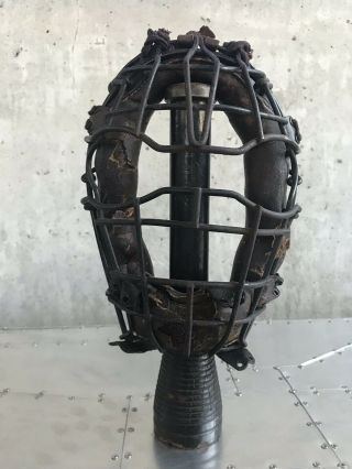 Antique/vintage 1910s Era Spider - Man Style Baseball Catcher’s Mask