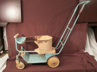 Vintage 30s 40s Baby Buggy Stroller Taylor Murray? Stage Prop Display