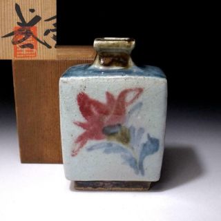 Zl1: Vintage Japanese Pottery Vase By Great Potter,  Buichi Kawai,  Kanjiro