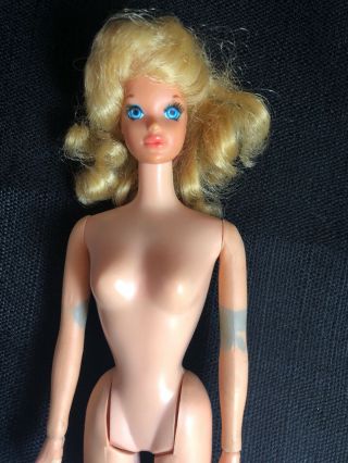 She Talks 1971 Vintage Talking Busy Steffie Doll Gorgeous Barbie Friend Rare