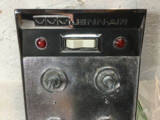 Jenn Air,  OEM Stove,  Range Vintage Control Panel 4 Burner Switch,  Fan Switch 2