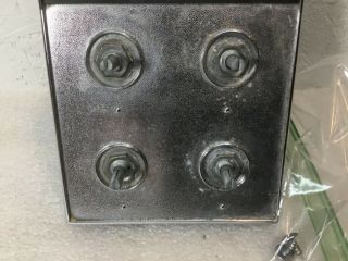 Jenn Air,  OEM Stove,  Range Vintage Control Panel 4 Burner Switch,  Fan Switch 3