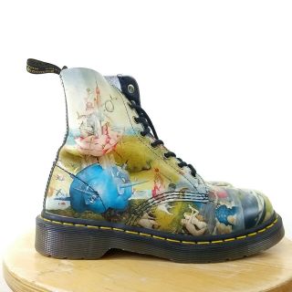 Rare Dr Martens Bosh Heaven Earthly Delights Limited Edition 7 Us Women / 5 Uk
