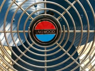 Rare Vintage Lakewood HV - 18 3 Speed Fan USA Made 3