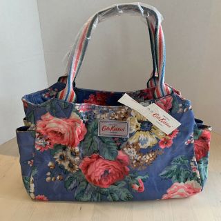 Cath Kidston London Daybag Purse Satchel Bag Blue Floral Vintage Chic Nwt
