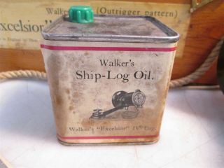 Vintage Antique Walker Excelsior IV Ship - Log w/ Graph Speed Papers, 6