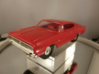 Vintage 1/32 Eldon Dodge Charger Red Rare Slot Car