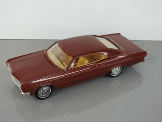 Vintage 1966 CHEVROLET IMPALA Sport PROMO Model Car AZTEC BRONZE / TAN 2