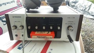Pioneer Hr99 Vintage Stereo 8 Track Tape Player Recorder Deck
