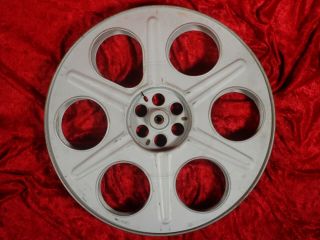 SIX VINTAGE 35MM 2000 FT.  14.  5 INCH METAL MOVIE THEATER FILM REELS 3