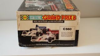 Vintage Scalextric GRAND PRIX 8 Formula One Slot Car Set - AUSTRALIAN SELLER 3