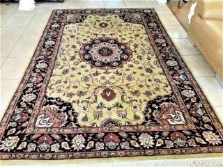Vintage Oriental 100 Thick Wool Traditional Area Rug 9 