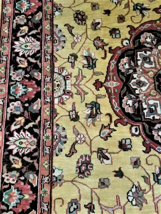 Vintage Oriental 100 Thick Wool Traditional Area Rug 9 ' x 6 ' Brown/Red 4
