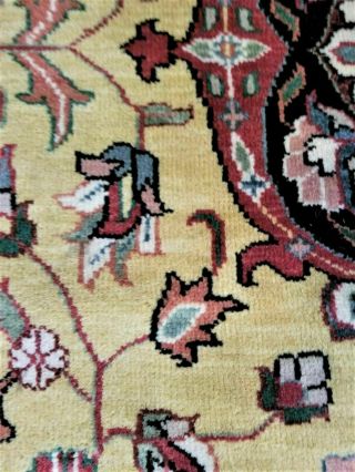 Vintage Oriental 100 Thick Wool Traditional Area Rug 9 ' x 6 ' Brown/Red 6