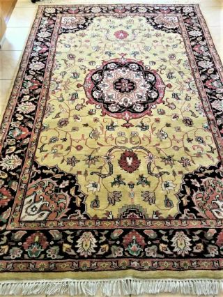 Vintage Oriental 100 Thick Wool Traditional Area Rug 9 ' x 6 ' Brown/Red 8
