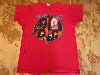 Vintage Motley Crue Concert Tour Shirt T - Shirt Iron Maiden Ozzy Osbourne