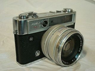 Vintage Yashica Lynx 14e 35mm Rangefinder Film Camera With Case