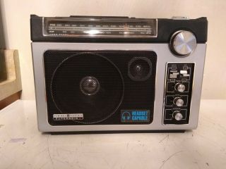 Vintage Ge General Electric Superadio Ii 7 - 2885d Am Fm Radio 2
