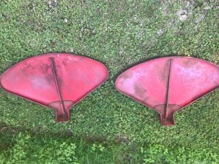 Vintage Farmall H Tractor Set Pair Fenders