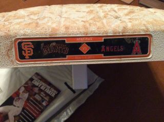 MIKE TROUT GAME BASE/PUJOLS.  HR.  GIANTS VS ANGELS.  MLB RARE SEE DETAIL 6
