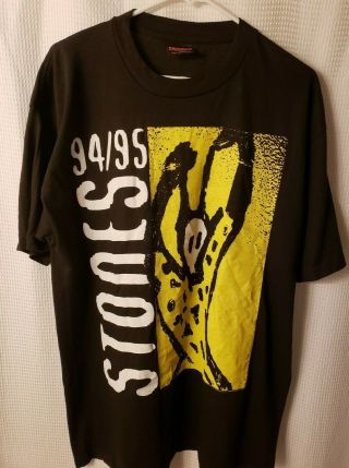 Vintage 1994 - 5 Rolling Stones Voodoo Lounge North American Tour T - Shirt Xl