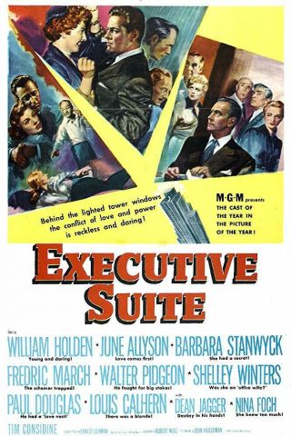 Rare 16mm Feature: Executive Suite (william Holden / Barbara Stanwyck)