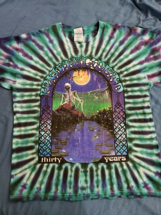 Vintage Grateful Dead 30 Years Tie Dye T - Shirt - Men 