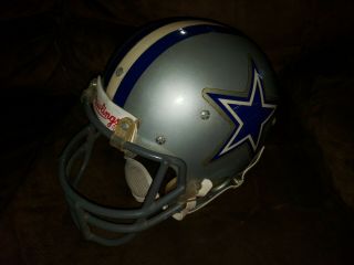 Vintage Rawlings Full Size Football Helmet Dallas Cowboys 2