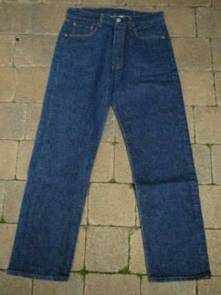 Vtg 80 ' s Levi ' s 501 Shrink to Fit Jeans Made in USA 34 x 33 (32 x 30) 5