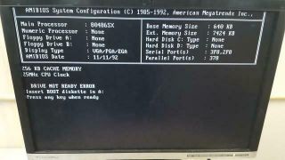 Vintage American Megatrends RTE 486/SX 25 80486X 25MHz 640K Computer 2