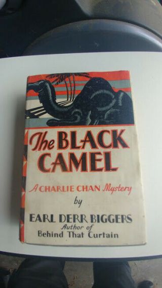 Charlie Chan Rare The Black Camel First Edition Earl Biggers Bobbs Merrill 1929