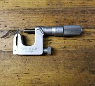 Rare Vintage Mitutoyo Micrometer 117 - 107 • 0 - 1 " Uni - Mike Multi - Anvil Micrometer